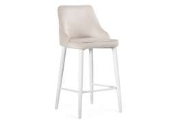 Барный стул Атани кремово-дымчатый / белый (48x44x97)