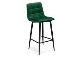 Барный стул Чилли К зеленый / черный (43x42x93)